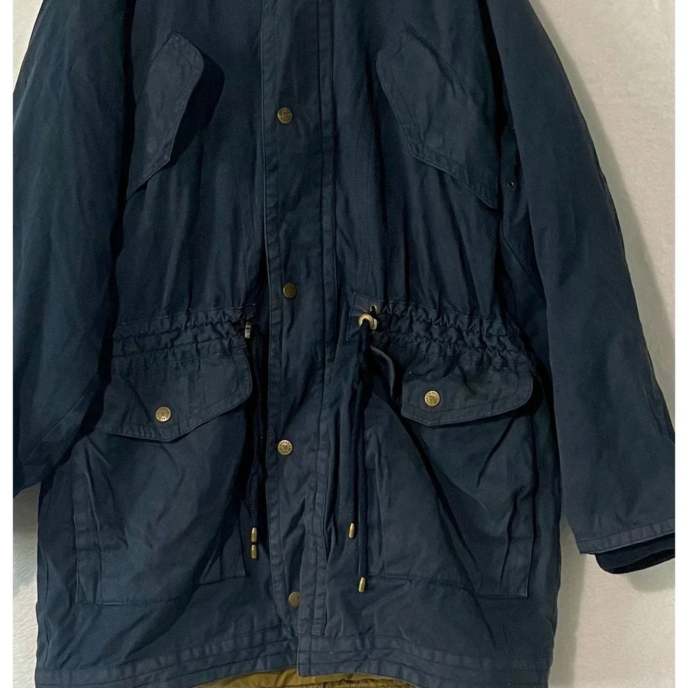 Vtg Banana Republic Adventure Outfitters Archive Safari Canvas Jacket Parka Lg